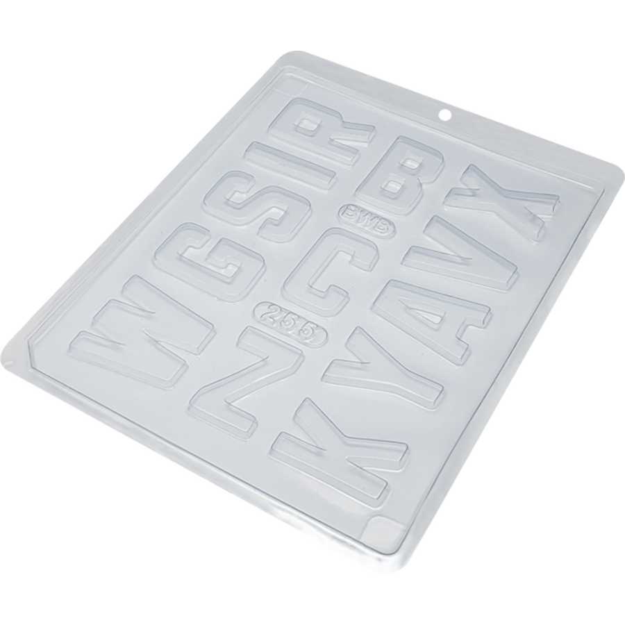 Molde placa Abecedario 1 "BW"