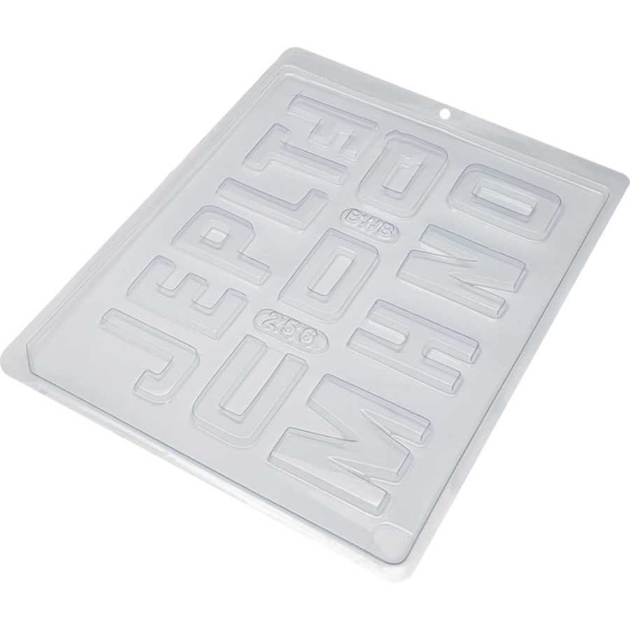 Molde placa Abecedario 2 "BW"