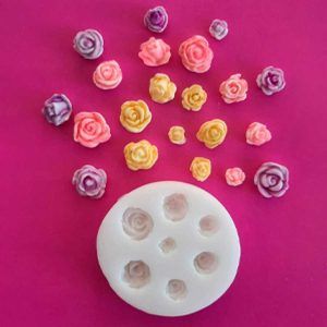 Molde Silicona Rosas Rococo X 7 «Arte Nery»