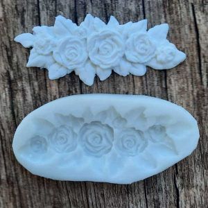 Molde Silicona Rosa Silvestre «Arte Nery»