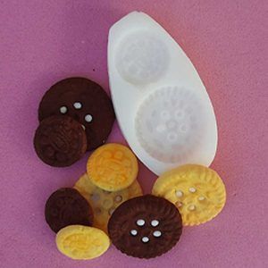 Molde Silicona Galletitas Mini Pitusa/C Mini Oreo «Arte Nery»