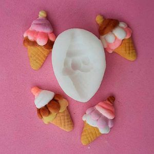 Molde Silicona Heladito Plano «Arte Nery»