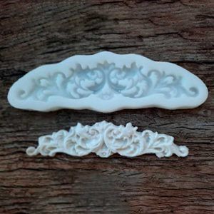 Molde Silicona Moldura Filigrana «Arte Nery»