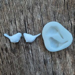 Molde Silicona Pajarito Deco 1 «Arte Nery»