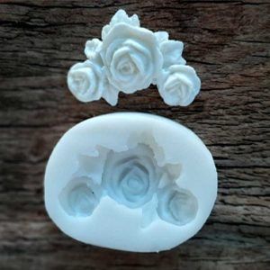 Molde Silicona Boutquet Rosas Grandes «Arte Nery»