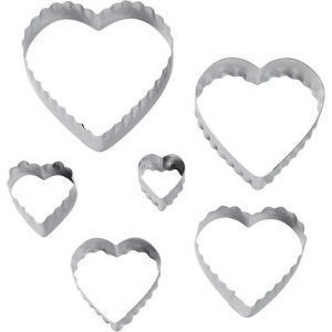 Cortante Fondant Corazon x 6 Un «Wilton»