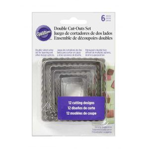 Cortante Fondant Cuadrados x 6 Un «Wilton»