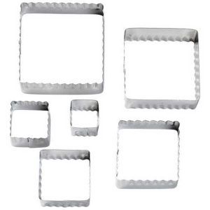 Cortante Fondant Cuadrados x 6 Un «Wilton»