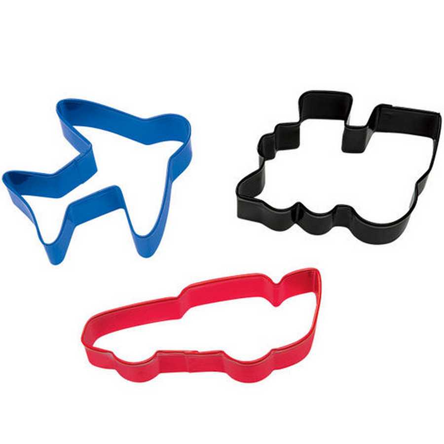 Cortante Galletitas Set x 3 Transportes "Wilton"
