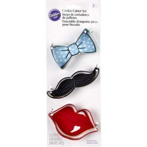 Cortante Galletitas Set x 3 Moño/Labio/Bigote «Wilton»