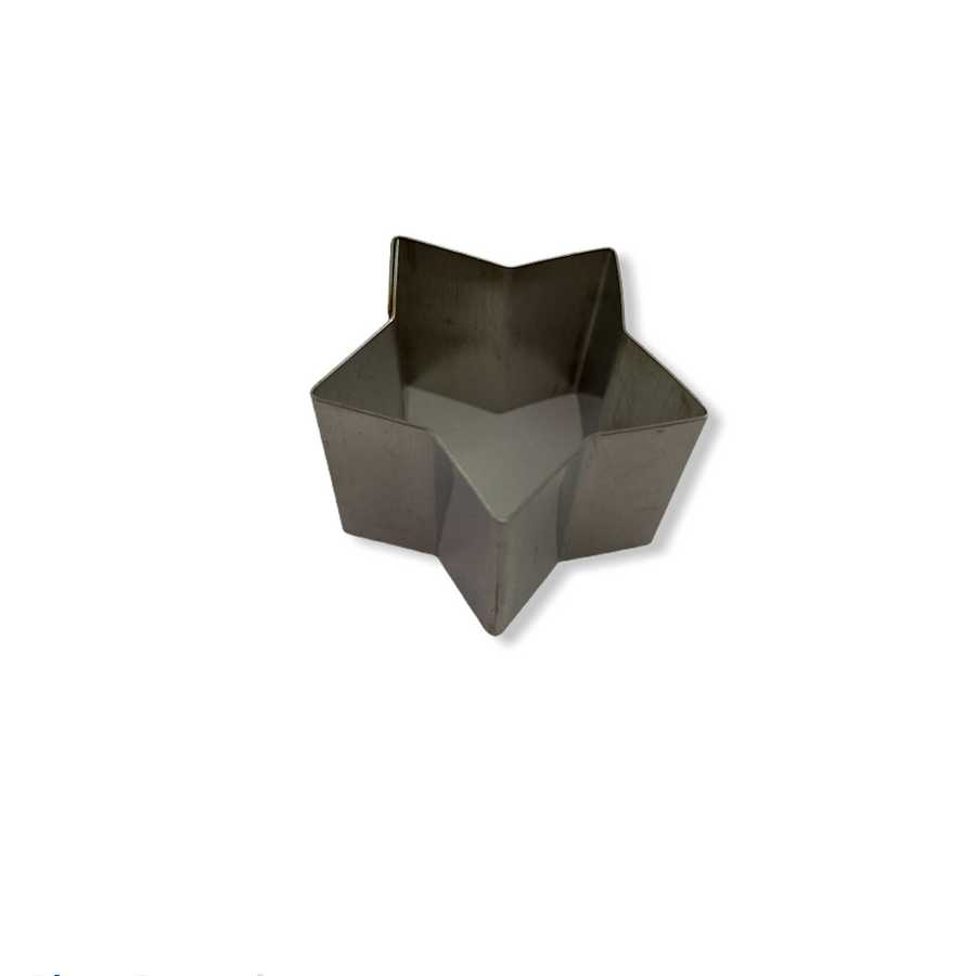 Cortante Estrella Acero Inoxidable 4x3cm "MDA"