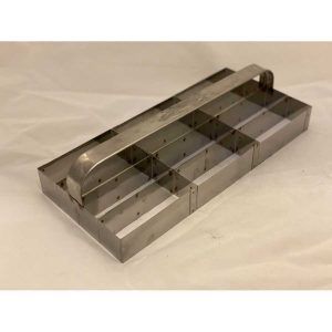 Placa cortante Lingote Acero Inoxidable 12x4x4 cm x12 piezas «MDA»