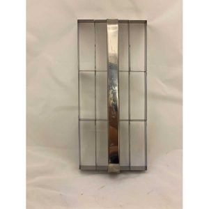 Placa cortante Lingote Acero Inoxidable 12x4x4 cm x12 piezas «MDA»