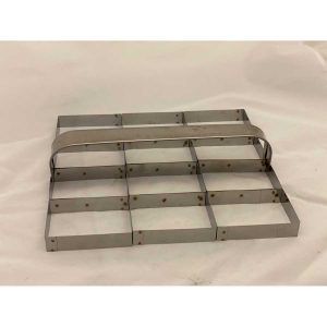 Placa cortante Lingote Acero Inoxidable 9x6x2 cm x12 piezas «MDA»