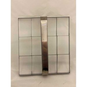 Placa cortante Lingote Acero Inoxidable 9x6x2 cm x12 piezas «MDA»