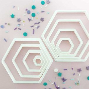 Cortante Hexagonos Kit de 8 unidades «Ruphas»