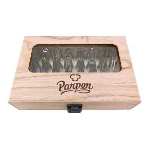 Boquillas Grandes Caja Completa Plateadas x 24 «Parpen»