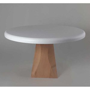 Pie Torta con base Madera K 15cm Borde recto 28cm