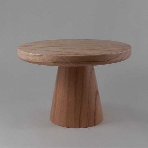 Pie Torta con base Madera Paraiso H 11cm Borde recto 20cm