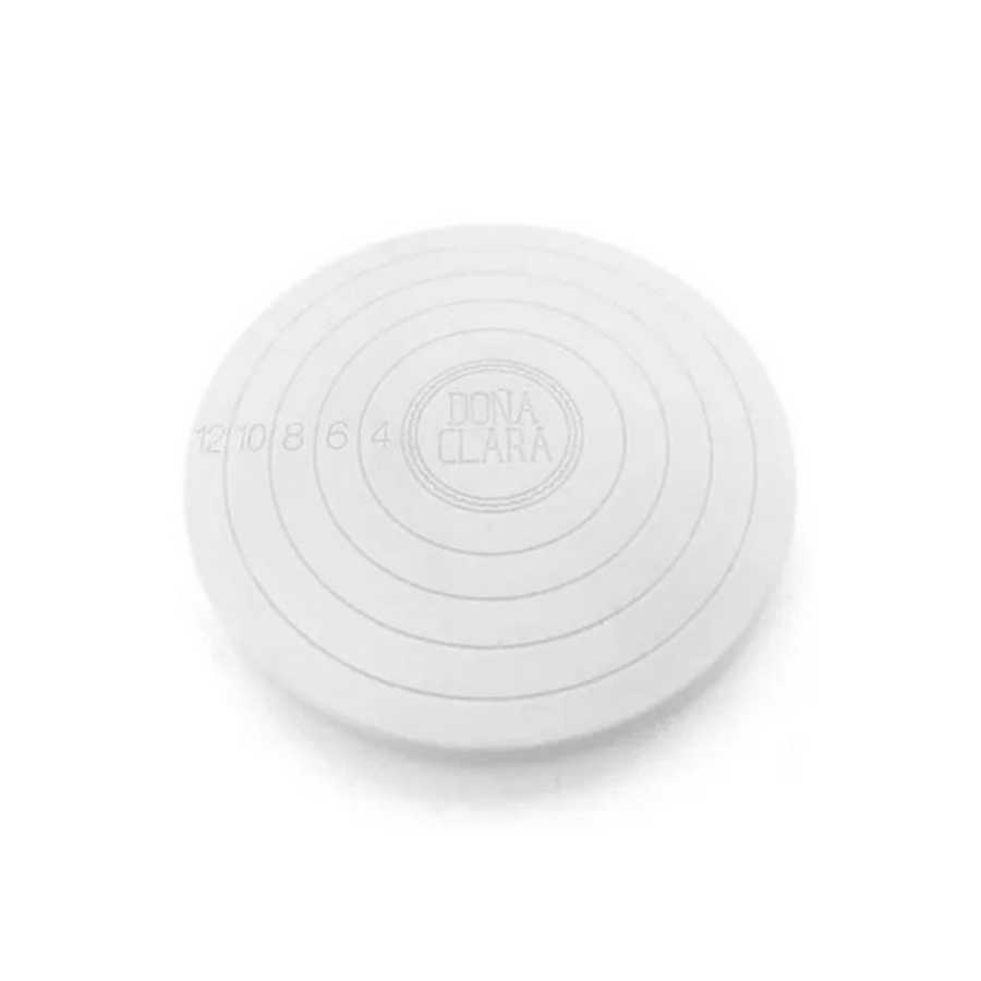 Base Giratoria mini Blanca 14cm "Doña Clara"