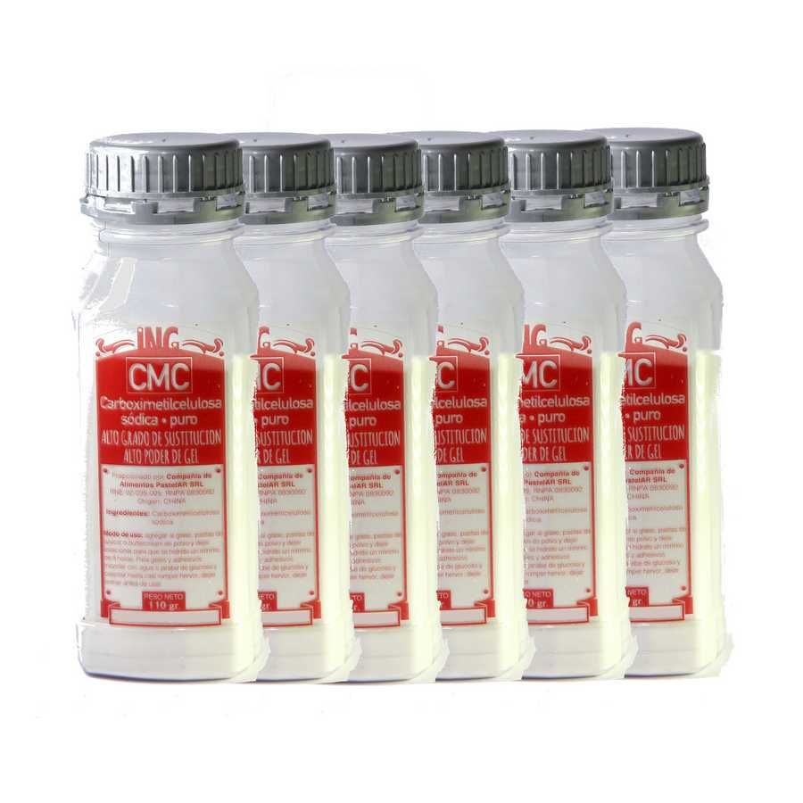 CMC Alto poder Gel polvo "Pastelar" 6 x 110 gr