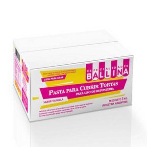 Pasta para Tortas Vainilla x 3 kg «Ballina»