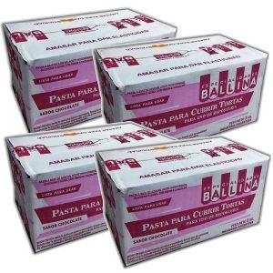 Pasta para Tortas Chocolate 4×3 kg «Ballina»
