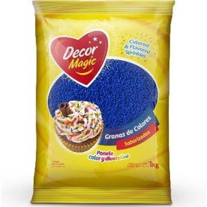 Grana color azul «Decormagic» x 1 kg
