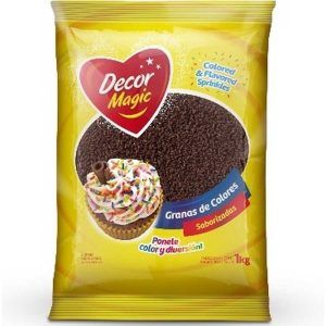 Grana color marrón oscuro «Decormagic» x 1 kg