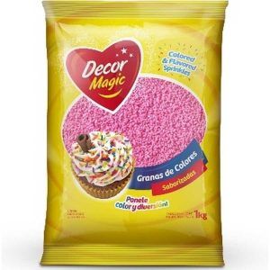 Grana color Rosa Pastel «Decormagic» x 1 Kg