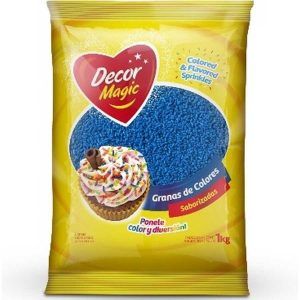 Grana color Turquesa «Decormagic» x 1Kg