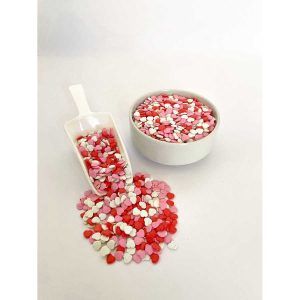 Grana Corazon Mix Rojo-Rosa-Blanco «Decormagic» x1 kg