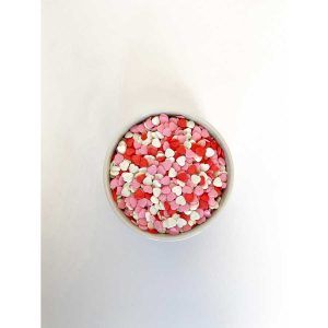 Grana Corazon Mix Rojo-Rosa-Blanco «Decormagic» x1 kg