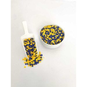Grana Estrella Boca (Amarillo-Azul) «Decormagic» x 1Kg
