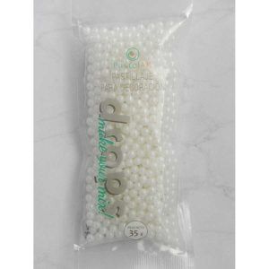 Drops Perlas Medianas Blancas «Pastelar» x35gr