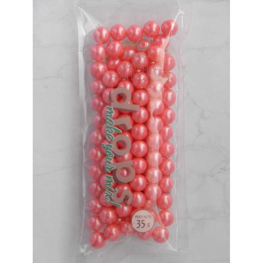 Drops Maxi Perlas Rosadas "Pastelar" x35gr