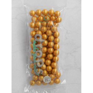 Drops Maxi Perlas Doradas «Pastelar» x35gr