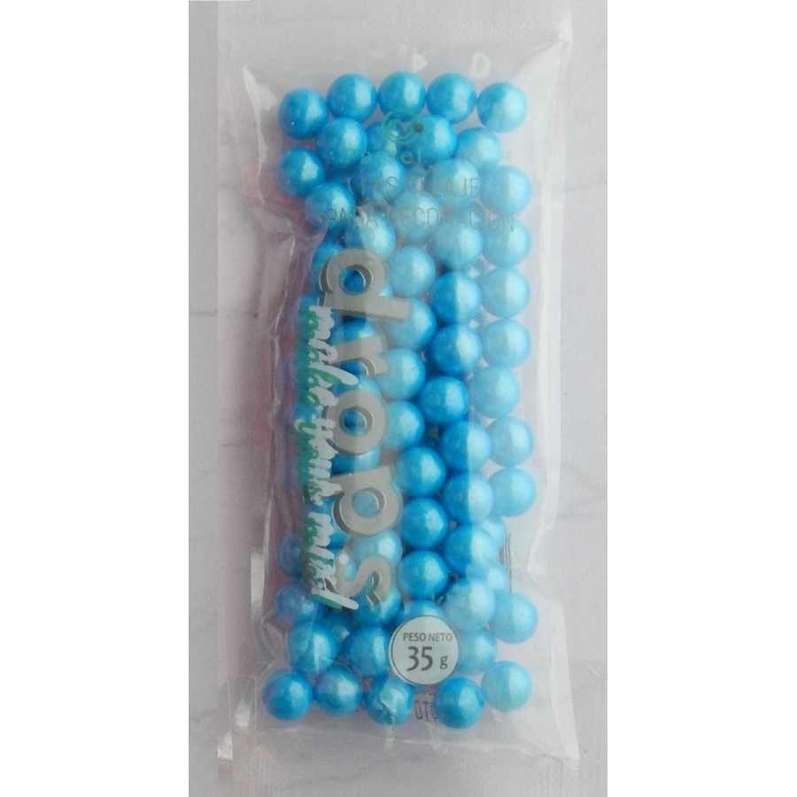 Drops Maxi Perlas Turquesa "Pastelar" x35gr
