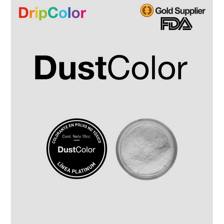 Glitter Vía Láctea (Blanco Brillante) Dust Color 10 cc