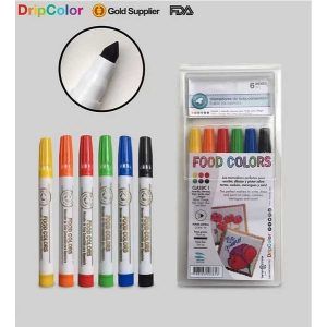 Marcador Comestible comun Surtido «Food Color» x 6
