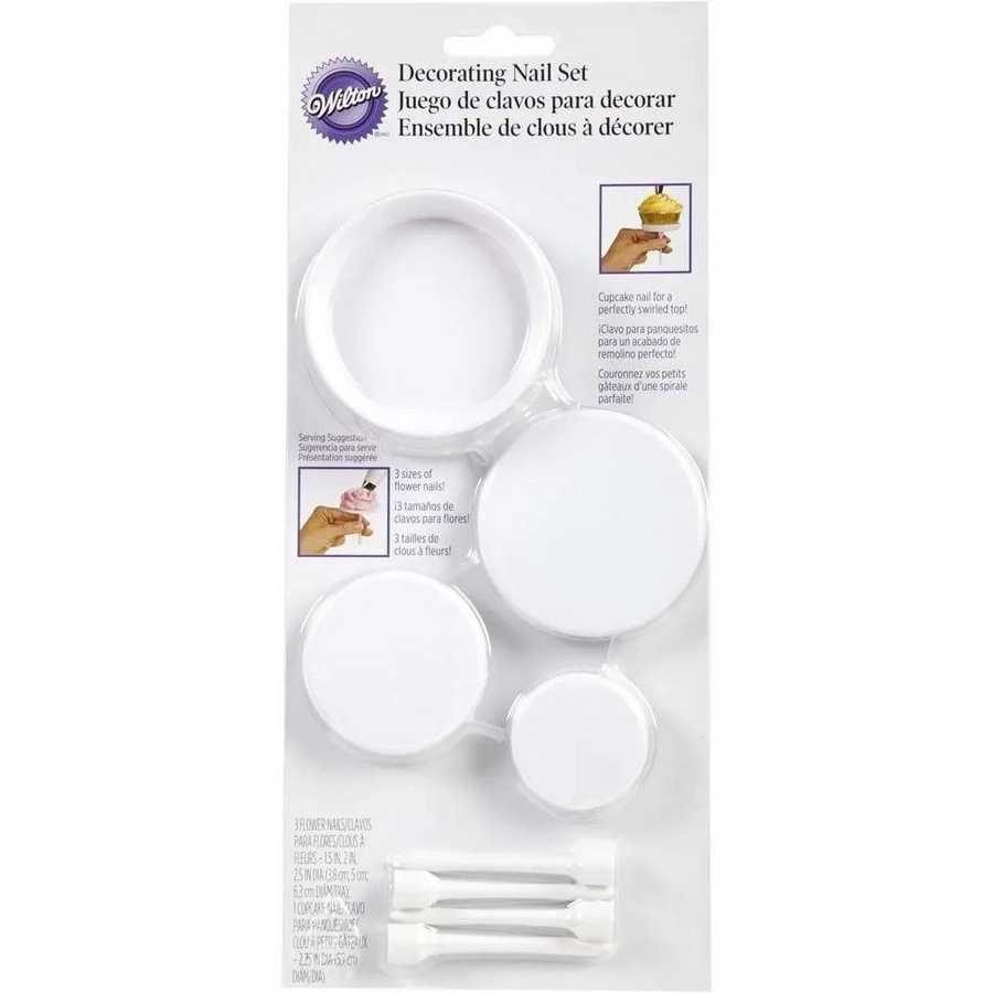 Clavos Plásticos para decorar x 4un "Wilton" - Imagen 2