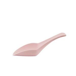 Cuchara Plastica Antiadherente Rosa Pastel x 12 cm.