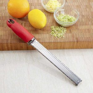 Rallador Zester Premium Series con mango rojo «Microplane»