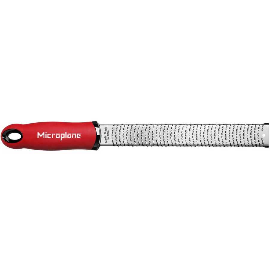 Rallador Zester Premium Series con mango rojo "Microplane"