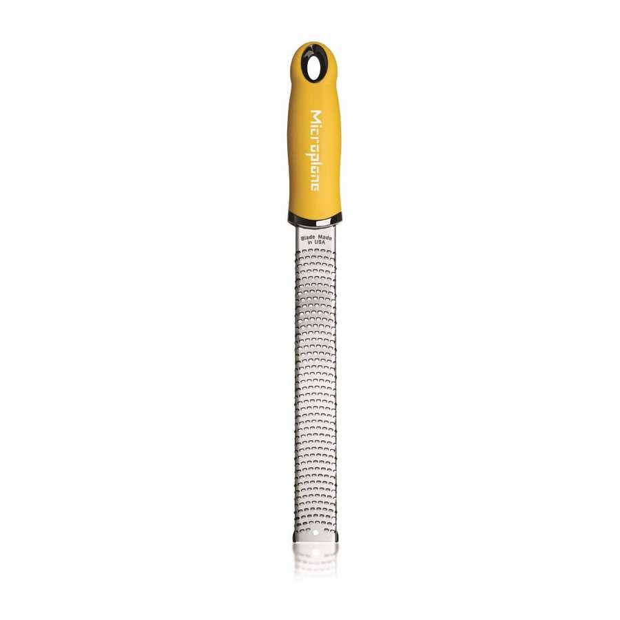 Rallador Zester Premium Series con mango Amarillo "Microplane"