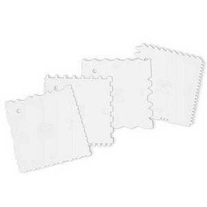 Espatulas Pasteleras Peine Set x 4 «Parpen»