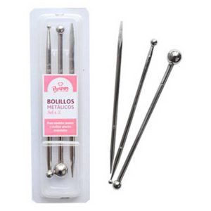 Bolillos Metalicos set 3 piezas «Parpen»