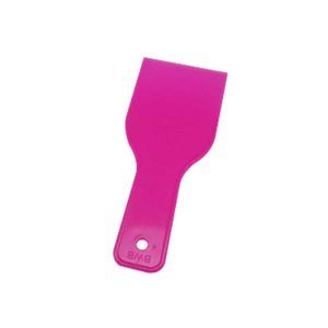 Espatula plástica para chocolate chica fucsia