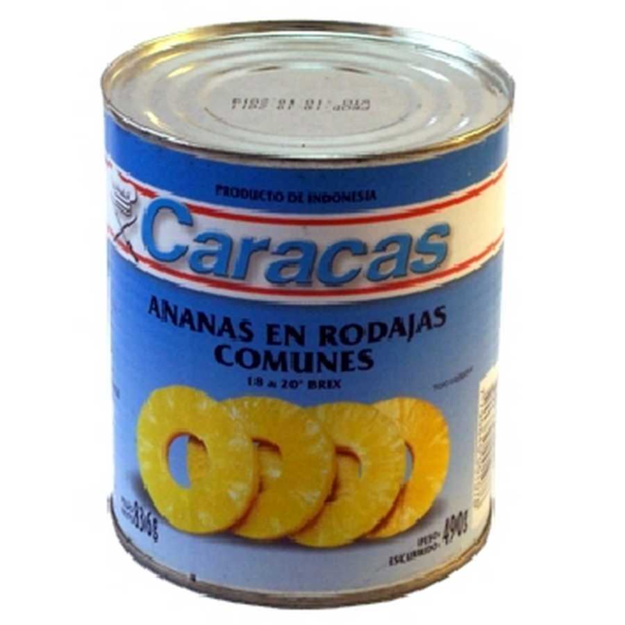 Ananá Rodajas Caracas x 836g