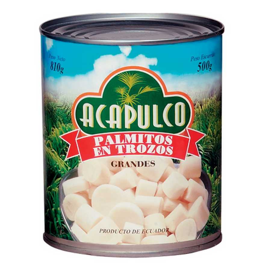 Palmitos en trozos Acapulco x 810g
